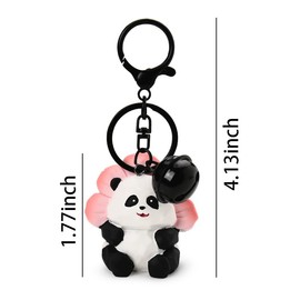Panda Keychains for Girls Cute Panda Key Chain Car Keys Backpack Wallet Accessories for Women Panda Gifts for Panda Lovers Birthday Gifts for Best Friends