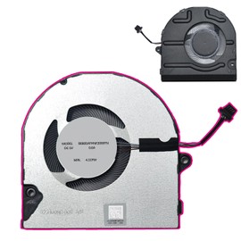 Cajjyruwe P/N: 0KRK6P, Laptop CPU Cooling Fan Replacement for Dell Inspiron 14 5410 5415 5418, for Dell Inspiron 15 5510 5515 5518, 7400, 7415 2-in-1 2021 Series, for Dell Vostro 14" 14 5410 5415