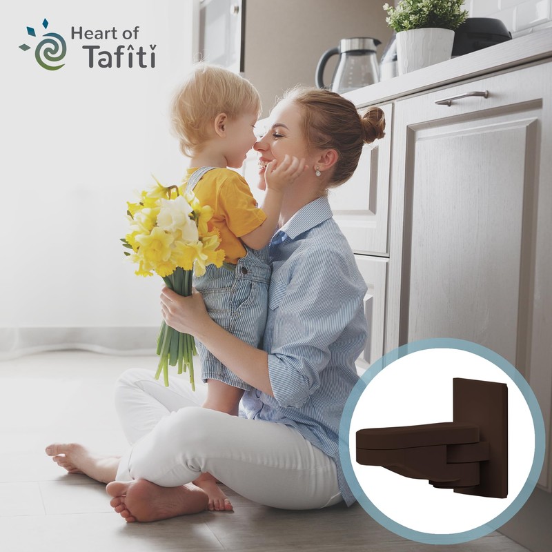Heart of Tafiti 4 Pack Childproof Door Lever Lock, Baby