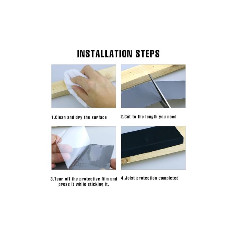 Weatherproof Butyl Sealant Joist Tape for Decking
