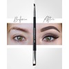 EIGSHOW 2-in-1 Eyebrow Brush & Eyeliner Brush Professional Double End