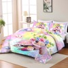 Mermaid Scale Bedding Comforter Set Queen Size,Ocean Turtle Quilt Comforter