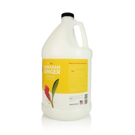 Bark2Basics Hawaiian White Ginger Dog Shampoo, 1 Gallon - Unique Herbal Blend, Natural Ingredients, Hawaiian White Ginger Scented, Cleans and Delivers Nutrients, Dilutes 16 to 1