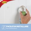 Command Mini Ganci Adesivi Trasparenti per Decorazioni Interne, 30 Ganci