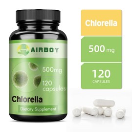 Chlorella 500mg 120 Tablets - Antioxidant Strengthens immunity and supports healthy organ function, 1 pack / 클로렐라 500mg 120정 - 항산화 면역력 강화 및 건강한 장기 기능 지원, 1개