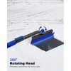 SEAAES 33 Inch Snow Brush and Ice Scraper for Car