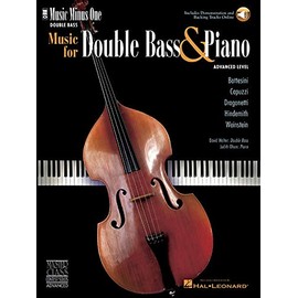 Music for Double Bass & Piano - Advanced Level: Music Minus One Double Bass