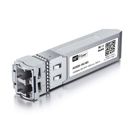 H!Fiber.com 10 Pack 10Gb Multimode SFP+ LC Module, 10GBase-SR Fiber SFP+ Transceiver for Cisco SFP-10G-SR, Ubiquiti UniFi UF-MM-10G, Mikrotik, Netgear, D-Link,TP-Link and More (MMF,850nm,300m,DDM)