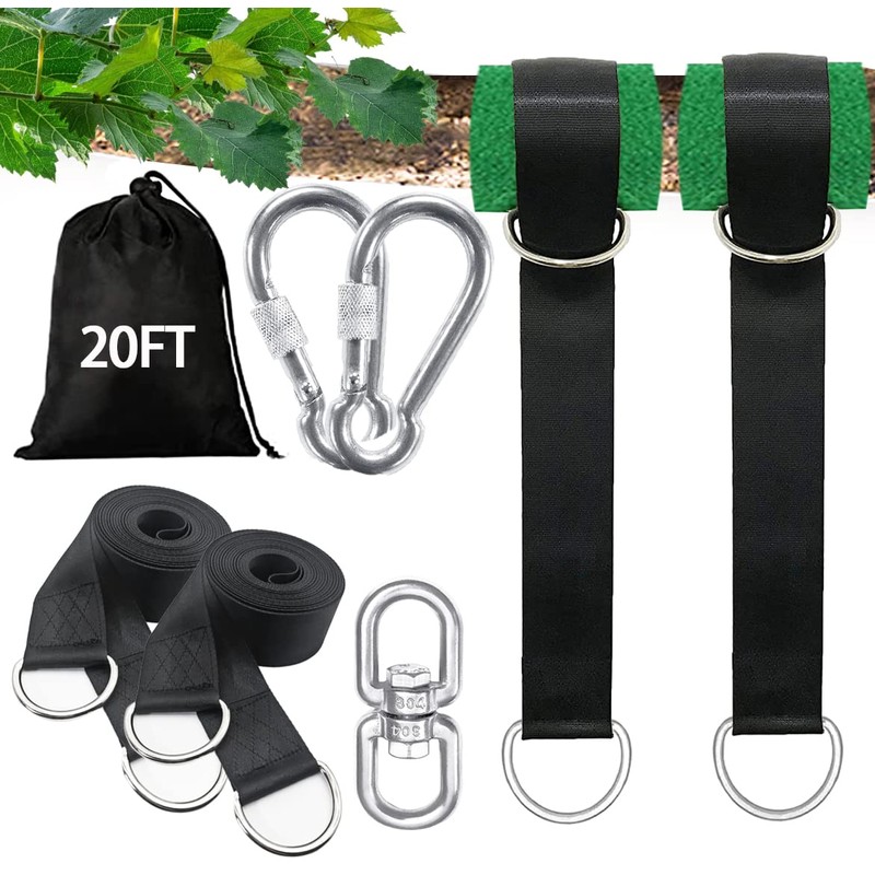 20FT Tree Swing Straps Hanging Kit, Extra Long Tree Swing