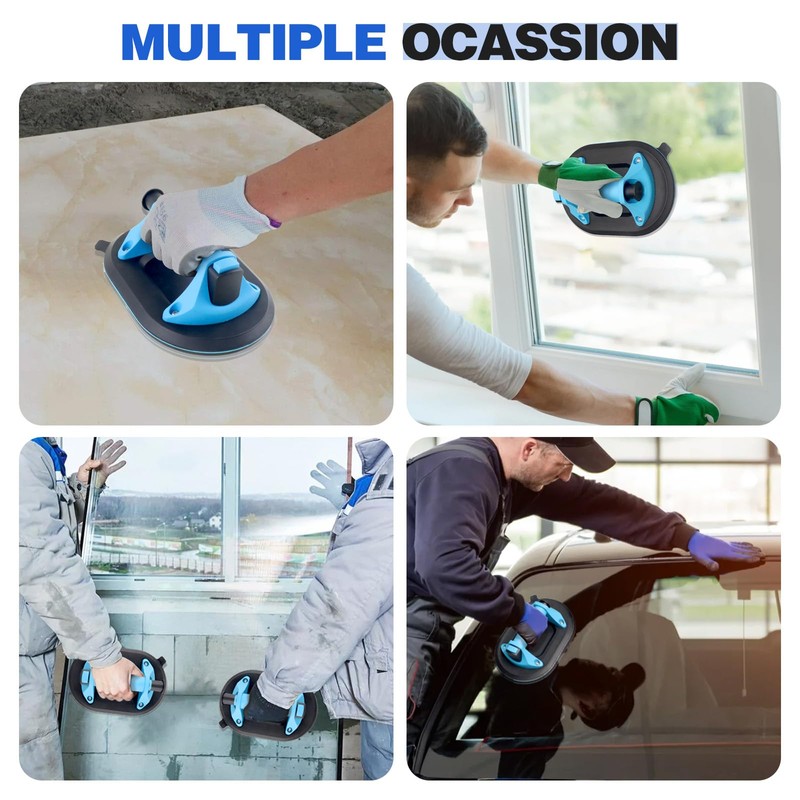 Upgraded 2-Pack 9.8" Heavy Duty Vacuum Suction Cup - 350