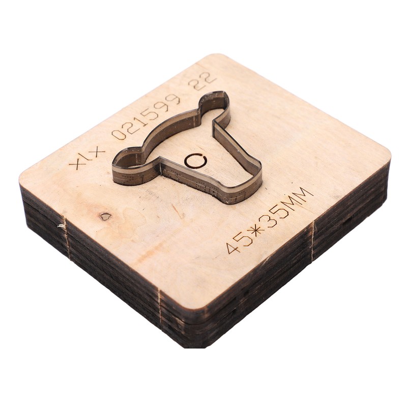 Leather Cutting Mold Bull Head Shape Small Deformation Alloy Steel