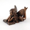 Top Collection 4386 Miniature Garden & Terrarium Fairy Reading Statue,
