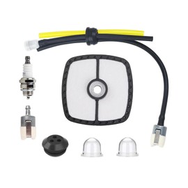 SRM 225 Tune Up Kit For Echo SRM225 GT225 PAS225 PE200 SRM230 SRM210 HC150 PPF210 Weed Eater Trimmer PB250LN PB250 ES250 Blower Includes Air Filter, Spark Plug, Fuel Filter,Fuel Line, Primer Bulb