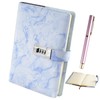 A5 Diary with Code Girls, Diary for Adults with Lock,
