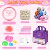 Spardar Hat Knitting Kit, Weaving Loom Kit with Portable Storage
