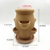 RISEON Six Pocket Terra Cotta Strawberry Jam Planter Strawberry Pot