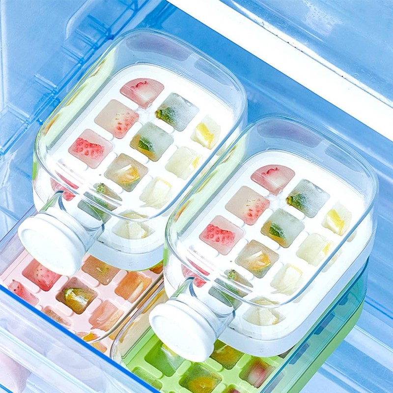 Ice Cube Bottle, Ice Cube Box, Touc Free Vertical Ice