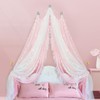 LIANGQIANJIN Bed Canopy for Girls, a New Princess Lace Design