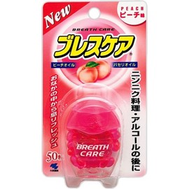 Breath Care Peach 50 Tablets x 3 Packs