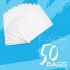 [ Pack of 50 ] Gallon Food Storage Bags, Super
