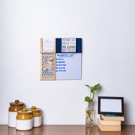 IVEI Pin Board + whiteboard, Combination Board (with Metal Board - Dark Blue)