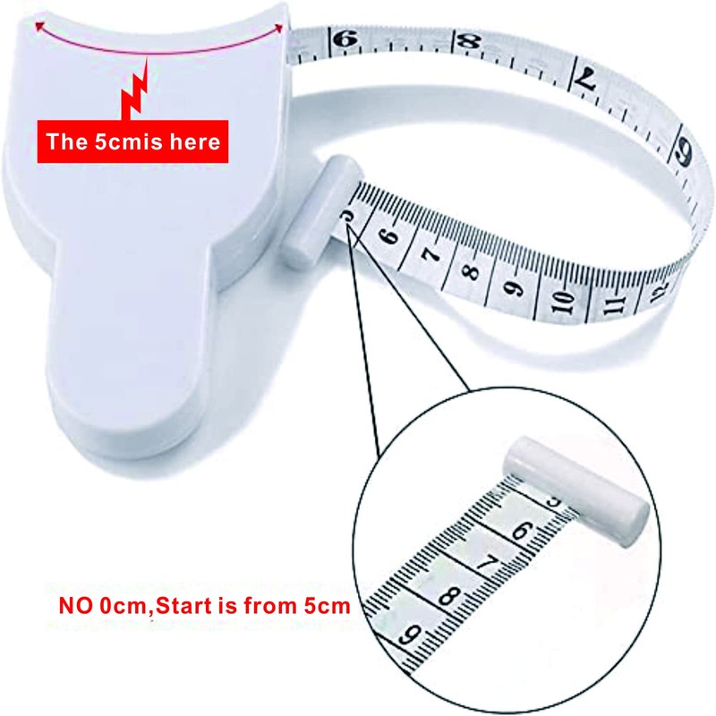Body Measuring Tape 150cm, Automatic Snap-in Retraction, Dual-Sided Metric/Imperial Scale,