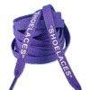 Jurxy 3 Pairs Shoelaces Text Printed Flat Shoelaces Replacement Shoe