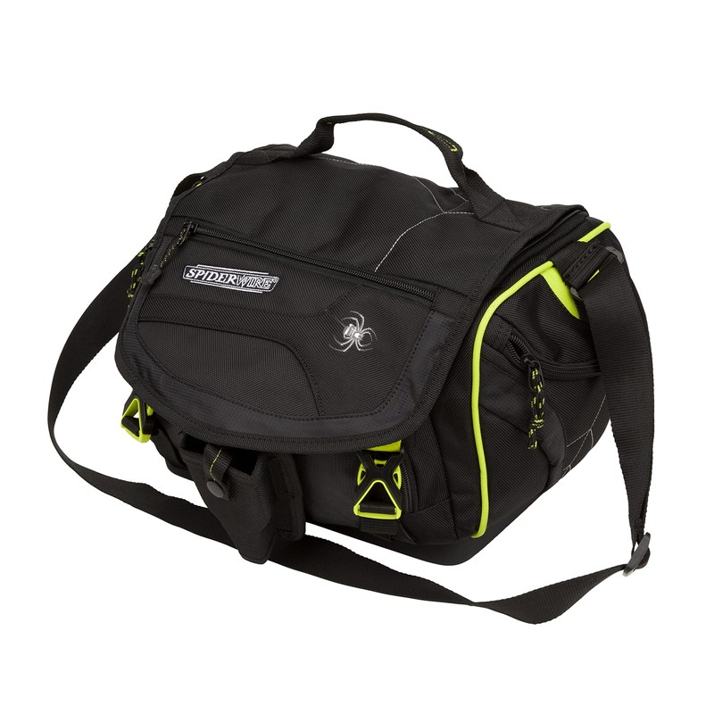 Spiderwire Orb Spider Fishing Tackle Bag, 15.7-Liter, Black