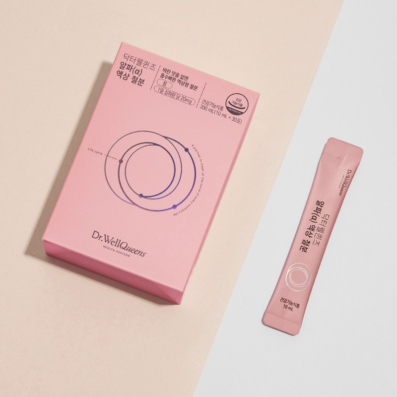 Dr. Well Queens Alpha Liquid Iron 10ml x 30 sachets,