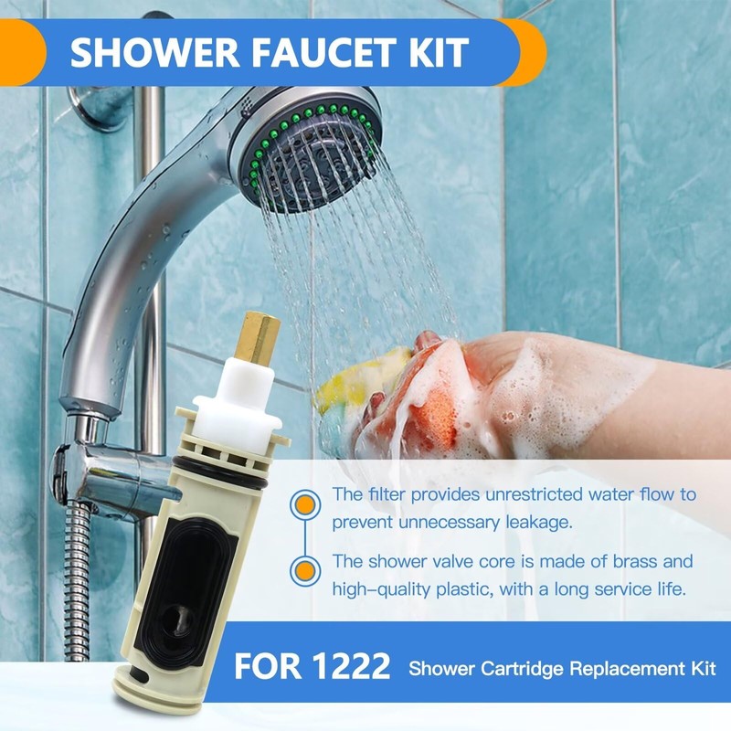 Replacement Cartridge for 1 222 for Moen - Includes Removal