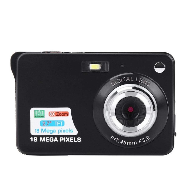 Kids Digital Video Camera, 2.7 Inch Screen 1080P HD 18MP