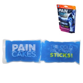 PAINCAKES Reusable Wrap Cold Pack - Stickable Ice Pack for Targeted Cold Therapy - Perfect for Injuries, and Large Areas - Latex-Free Cold Compress, 100x Re-Stickable Blue Pack