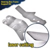 CHEDA Steering Box Frame Support Kit, Compatible with 73-87 Chevy