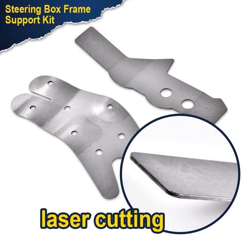 CHEDA Steering Box Frame Support Kit, Compatible with 73-87 Chevy