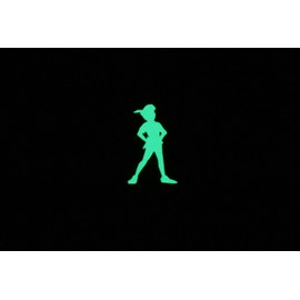 Peter Pan Standing Silhouette ~ Glow In The Dark Waterproof Weatherproof Vinyl Decal Sticker ~ SELECT A SIZE! ~ for Car Truck Vehicle Wall Playroom Bedroom Bumper Cell Phone Gift Present