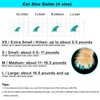 VICTHY 160pcs(16 Colors) Cat Nail Caps Cat Claw Caps Cat