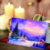 24 Pack Winter Scene Christmas Cards with Envelopes & Stickers,