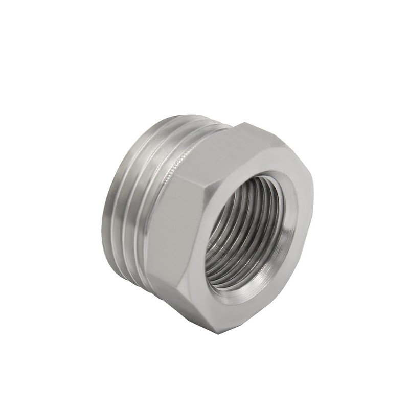 Fitvell Stainless Steel Reducer Faucet Adapter 1/2 NPT Male to