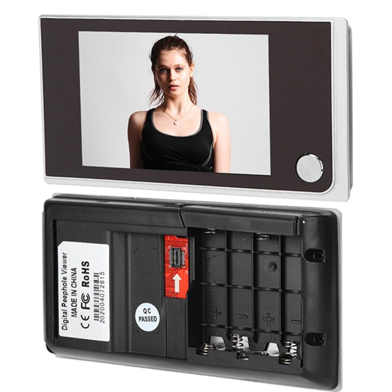 WPKD BLUEIY Peephole Camera,Digital Door Viewer,3.5" Digital LCD 120 Degree