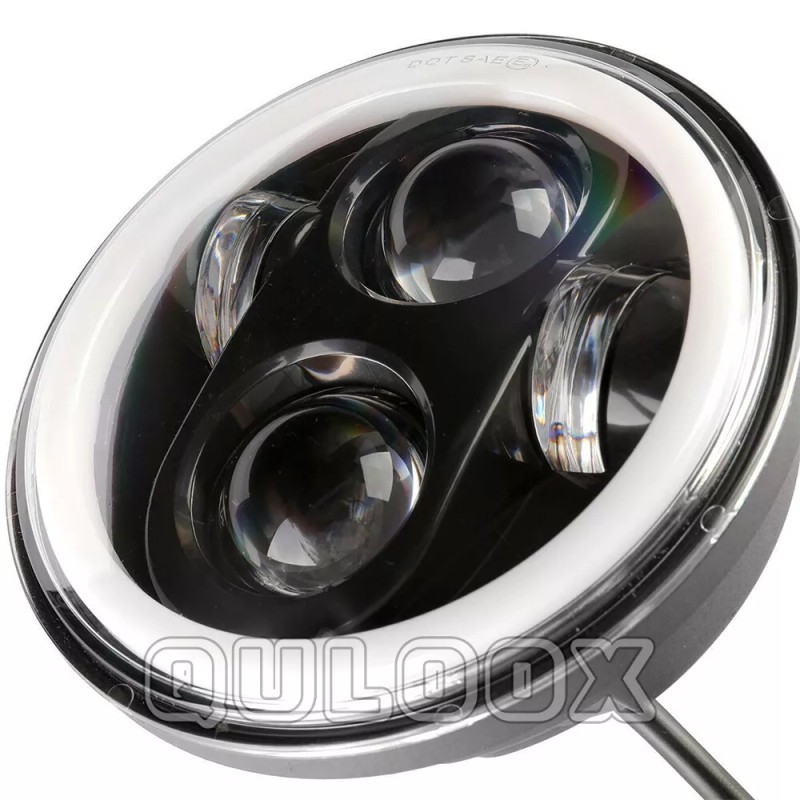 QULOOX For Ford Galaxie 500 1962-1974 4Pcs 5.75" 5-3/4inch Round