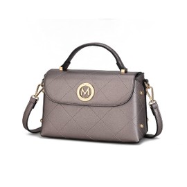 MKF Collection Crossbody Bag for Women, Designer Crossover Lady Handbag Messenger Purse