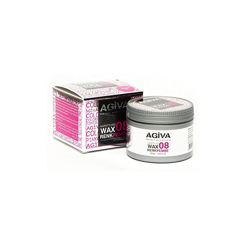 Agiva Hairstyling Wax 08 - Hair Colour - Pink/Pink -