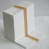 YIDUHAO YIDUHAO Disposable Linen Feel Napkins,Decorative Wedding Napkins,Built-in Flatware Pocket,Folded