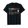 Privileged Shirt Privilege Definition T Shirt T-Shirt