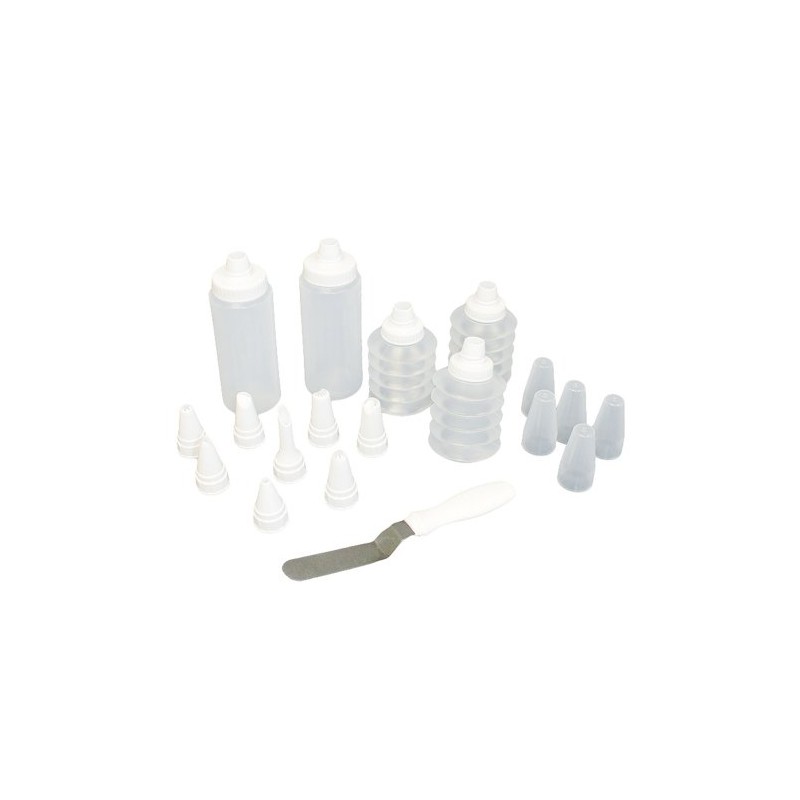 Hilly's Kitchen 19-Piece Cupcake and Cookie Decorating Kit