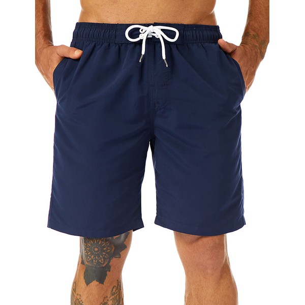 KAILUA SURF Mens Swim Trunks Long, Quick Dry Mens Boardshorts,