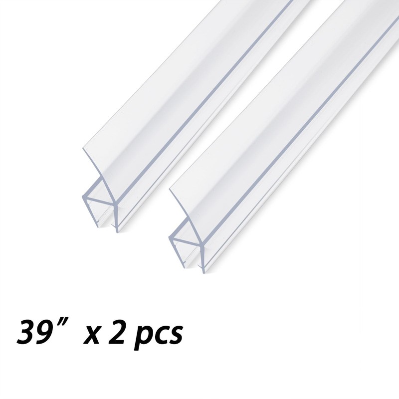 78" (39" X2) Shower Door Side Seal Strip for 3/8