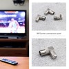 eMagTech 10Pcs TV Aerial Coaxial Female to Male Right Angle