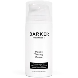 Barker Wellness Soothing Muscle Therapy Cream | Advanced Joint & Muscle Relief for Recovery & Relaxation | Enriched with Antioxidants & Moisturizing Vitamin E | All-Natural Vegan Formula (100ml)
