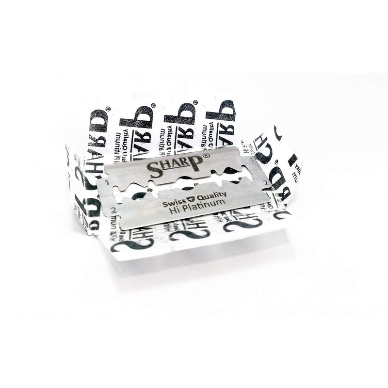 100 Sharp Hi Platinum Razor Blades